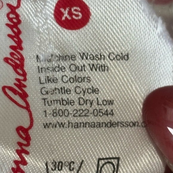 Hanna Andersson Women’s XS Midi Dress Purple Pockets Heavy Duty Cotton Blend USA - Picture 3 of 9